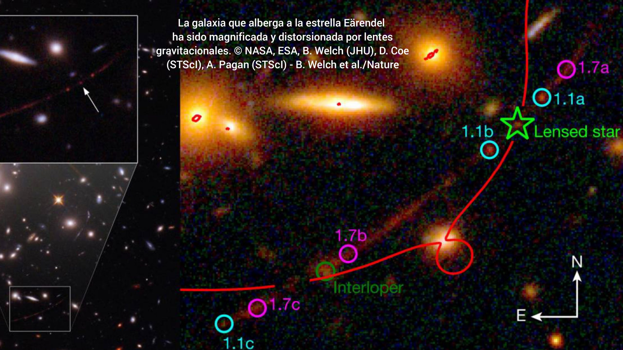 El Telescopio Hubble Detecta La Estrella Más Lejana Eärendel Ojalá 1592